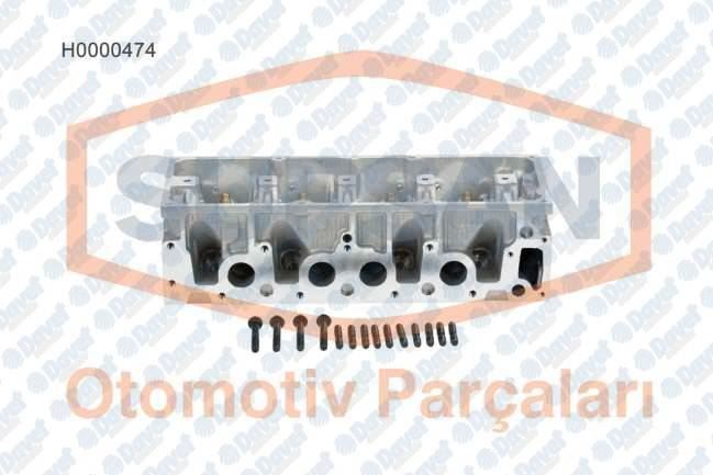 OZGAYD CH09-013SL Silindir Kapaği Renault 9-19 1.4i E7j Teknokta Benzin Otomatik Yeri Kapali Takim Supapli Ve Supap L Astikli